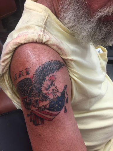 Explore cool half sleeve tattoo ideas, creative tattoo ideas in Satellite Beach, available at Rocksteady Tattoo Company