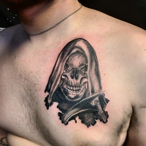 Explore sister and brother tattoo ideas, creative tattoo ideas in Cumberland, available at Queen City Ink