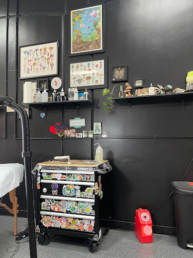 Explore leg tattoo ideas for men, creative tattoo ideas in Santa Clara, available at Vampire Battle Mansion Tattoo and Piercing