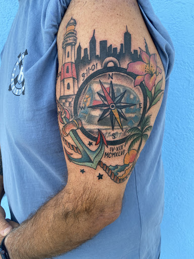 Explore flower finger tattoo ideas, creative tattoo ideas in Saint Augustine, available at Electric Chair Tattoo
