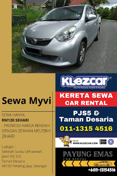 KERETA SEWA PETALING JAYA PJS5