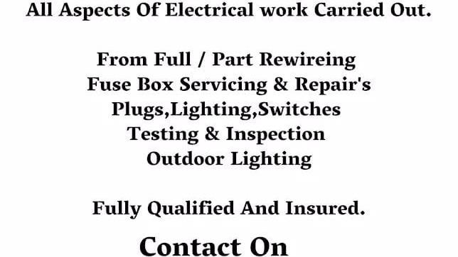 Reviews of Owens Electrical Services in Maidstone - Electrician