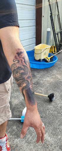 Explore goku tattoo ideas, creative tattoo ideas in Pasadena, available at Outlaw Art Gallery and Tattoos