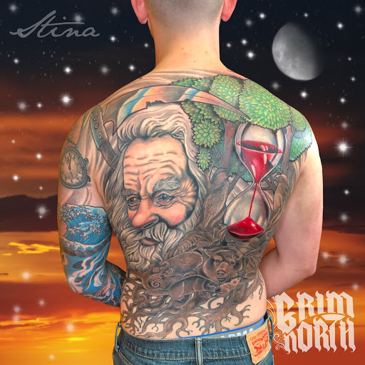 Explore wildlife tattoo ideas, creative tattoo ideas in Portsmouth, available at Grim North Tattoo and Piercing