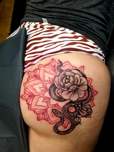 Explore tattoo ideas on forearm, creative tattoo ideas in Conway, available at Primal Urge Tattoos