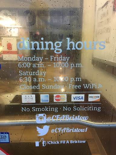 Fast Food Restaurant «Chick-fil-A», reviews and photos, 9939 Sowder Village Square, Manassas, VA 20109, USA