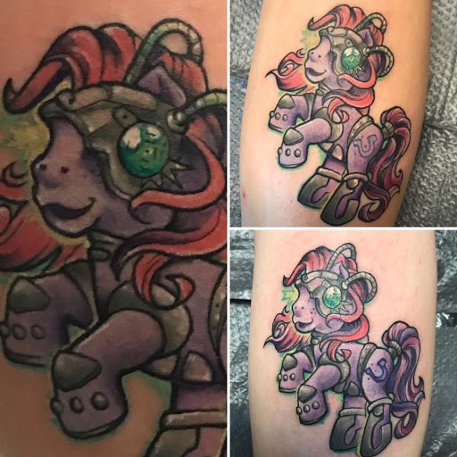 Explore forearm tattoo idea, creative tattoo ideas in Augusta, available at Mr. Tattoo