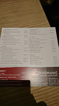 Brinkmanns Braterei à Paderborn menu
