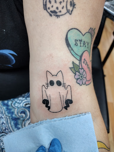 Explore universe tattoo ideas, creative tattoo ideas in Benton, available at Spectrum Tattoo