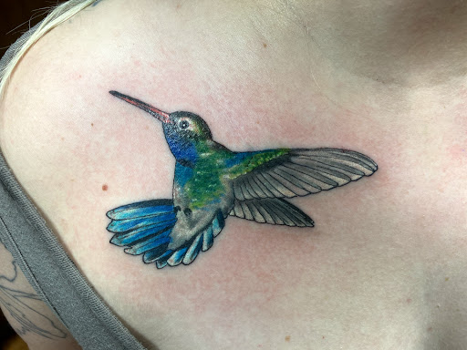 Explore surfboard tattoo ideas, creative tattoo ideas in Phoenix, available at Wookie Style Tattoos