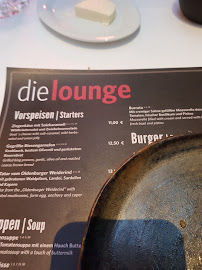 Menu du Restaurant DIE QUADRIGA à Berlin