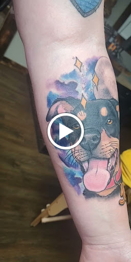 Explore heavy equipment tattoo ideas, creative tattoo ideas in Canton, available at Couture Tattoo and Body Piercing