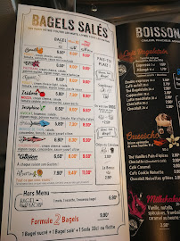 Menu / carte de BAGELSTEIN • Bagels & Coffee shop à Annecy