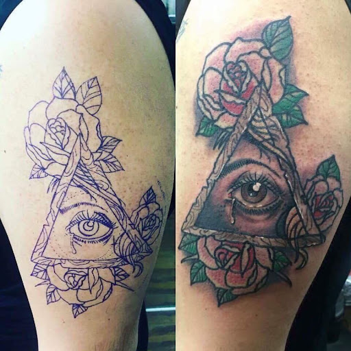 Explore 3 friend tattoo ideas, creative tattoo ideas in Goose Creek, available at Red Kirin Tattoo