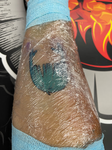 Explore hades tattoo ideas, creative tattoo ideas in Tampa, available at Ironblood Tattoos