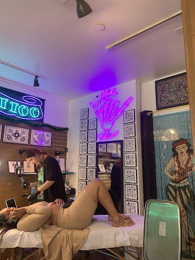 Find bride of chucky tattoo ideas for your next unique tattoo in Honolulu at Aloha Tattoo Waikiki Hilton Hawaiian Village Rainbow Bazaar