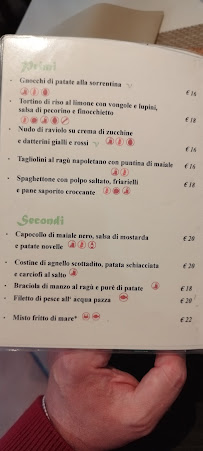 Trattoria dei Mori à Sorrento menu