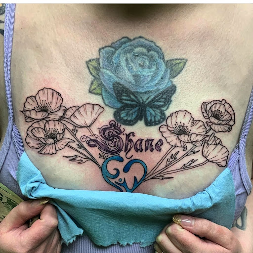 Explore stardust tattoo ideas, creative tattoo ideas in Vancouver, available at Studio X Tattoos & Piercings