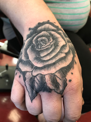Explore nurse tattoo sleeve ideas, creative tattoo ideas in Charlottesville, available at Mystic Tattoo and Body Piercing