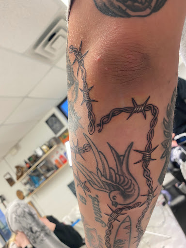 Explore hood neck tattoo ideas, creative tattoo ideas in Orland, available at K1LL3R ARTW0RK