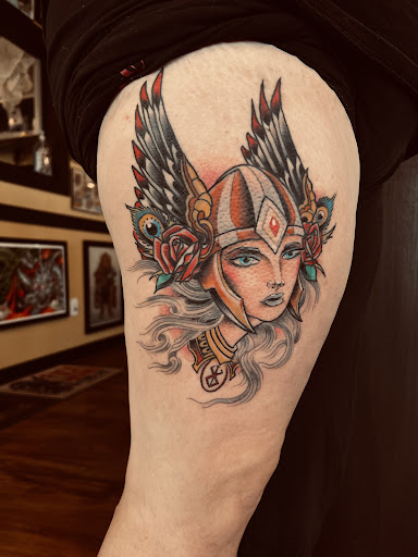 Explore tattoo ideas for women on shoulder, creative tattoo ideas in Waterford, available at Great Northern Tattoo