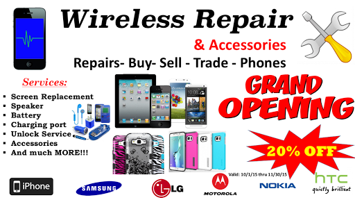 Cell Phone Store «WIRELESS CELLPHONE REPAIR AND ACCESSORIES», reviews and photos, 105 E Loop 281 #8, Longview, TX 75605, USA