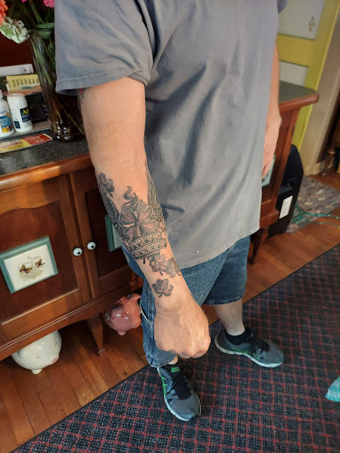 Explore awesome half sleeve tattoo ideas, creative tattoo ideas in Deptford, available at THE CONVENT Tattoo & Body Piercing Studio