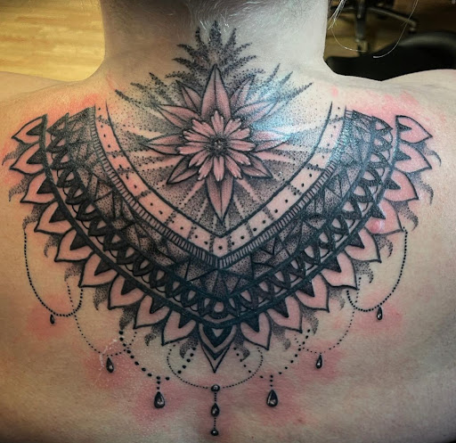 Explore lining tattoo ideas, creative tattoo ideas in Maple Lake, available at Earth Child Tattoo