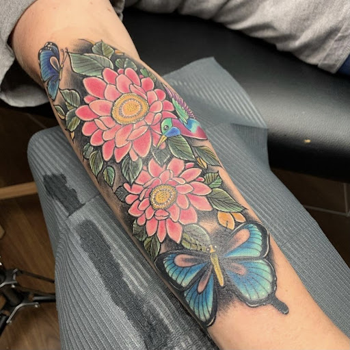 Explore ny giants tattoo ideas, creative tattoo ideas in Greensboro, available at Dogwood Ink