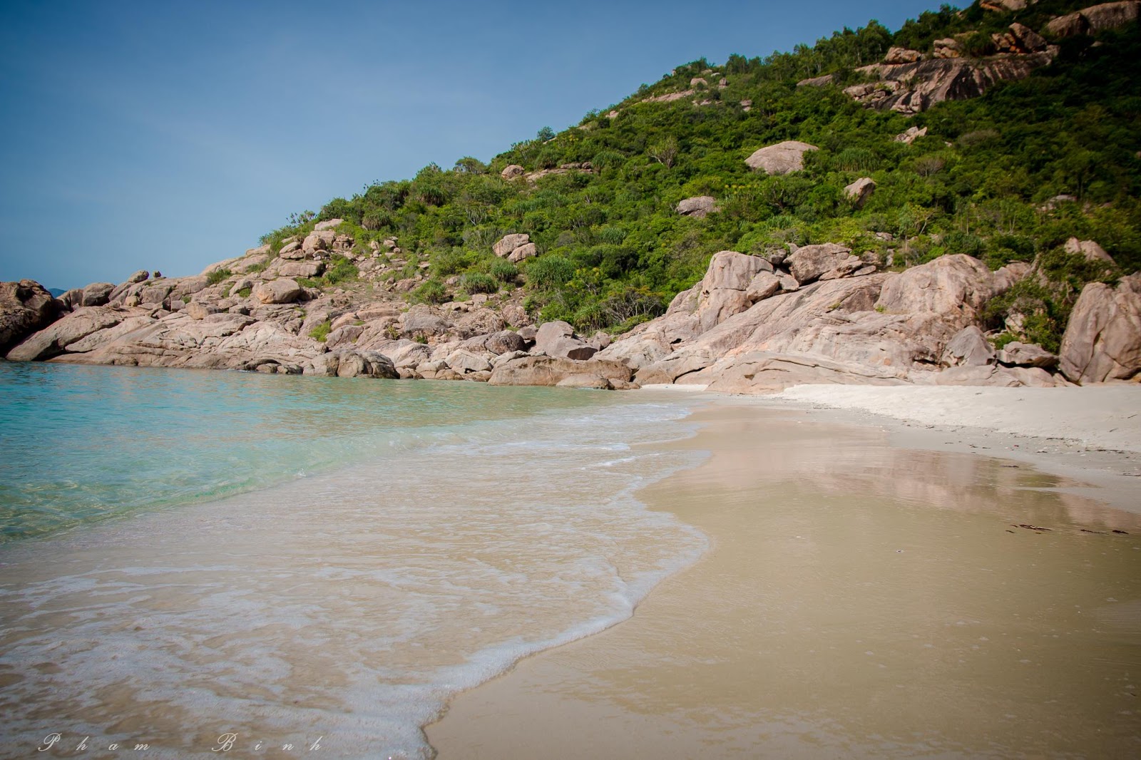 Foto van Thon Binh Lab Beach met enigszins schoon niveau van netheid