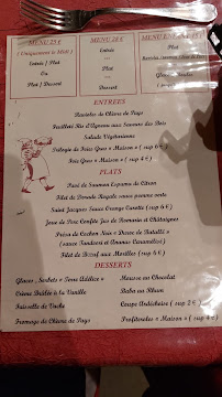 Menu / carte de Petite Auberge La à Labastide-de-Virac