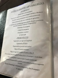 Antichi Sapori di Campagna à Ai Pilastroni menu