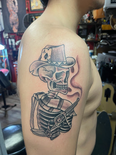 Explore hunting and fishing tattoo ideas, creative tattoo ideas in Beaverton, available at Tattoo 42