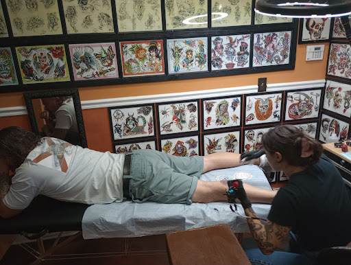 Explore moon tattoo ideas, creative tattoo ideas in Jacksonville, available at TrueLove Tattoo
