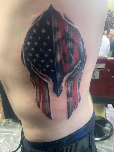 Explore linear tattoos ideas, creative tattoo ideas in Conroe, available at Monsters Ink, LLC