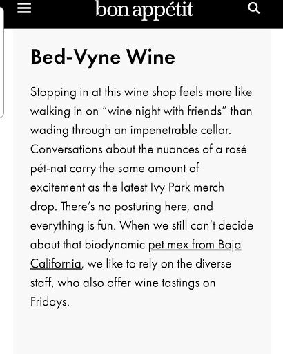 Wine Store «Bed-Vyne Wine & Spirits», reviews and photos, 370 Tompkins Ave, Brooklyn, NY 11216, USA