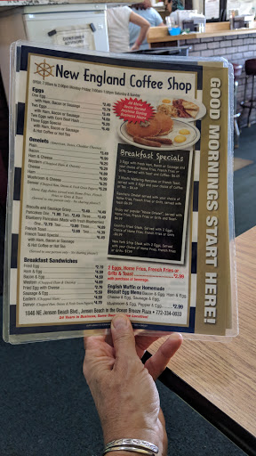 Coffee Shop «New England Coffee Shop», reviews and photos, 1846 NE Jensen Beach Blvd, Jensen Beach, FL 34957, USA