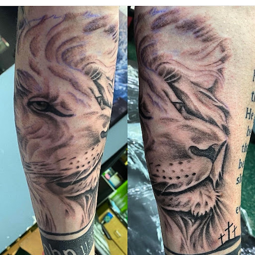 Explore women thigh tattoo ideas, creative tattoo ideas in Vancouver, available at Studio X Tattoos & Piercings