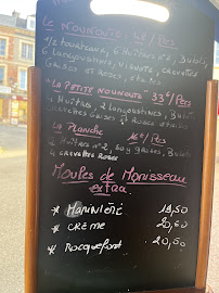 Restaurant de fruits de mer Chez Nounoute à Fécamp - menu / carte
