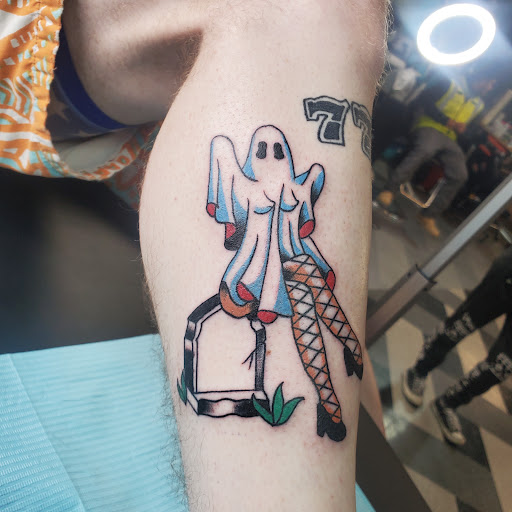 Explore ideas for tattoo sleeve theme, creative tattoo ideas in Kearney, available at Bread N Butter Tattoo