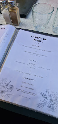 Restaurant Le jardin d'Angelina à Concarneau (le menu)