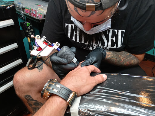 Explore cool leg tattoo ideas, creative tattoo ideas in Wheat Ridge, available at Stay Local Tattoo & Body Prcng