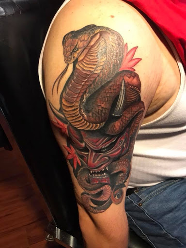 Explore inside ear tattoos ideas, creative tattoo ideas in Allentown, available at All Inklusive Tattoo