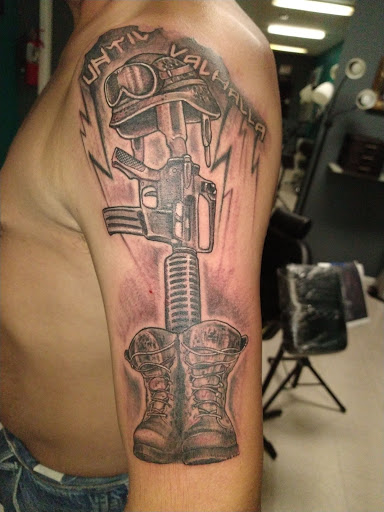 Explore mens wedding band tattoo ideas, creative tattoo ideas in Homosassa, available at Citrus Tattoos