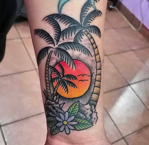 Explore behind ear tattoo ideas, creative tattoo ideas in Trenton, available at trenton tattoo