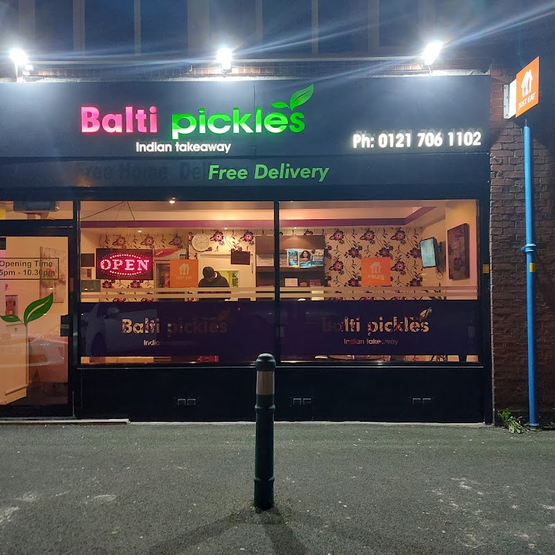 Balti Pickles Indian Takeaway