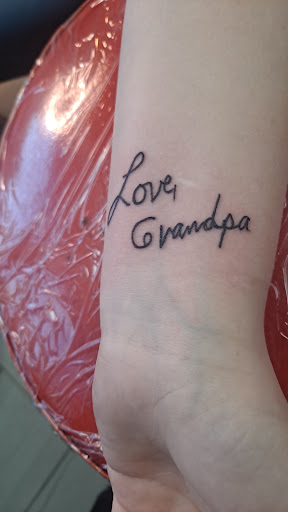 Explore tattoo ideas for family initials, creative tattoo ideas in Molalla, available at Back40Tattoo