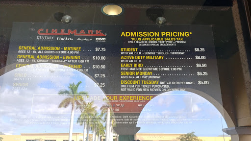 Movie Theater «Cinemark 14 and XD», reviews and photos, 1151 Congress Ave, Boynton Beach, FL 33426, USA