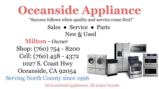 Oceanside Appliance in Oceanside, California