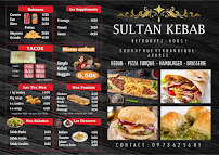 Menu du Sultan Kebab à Ardres